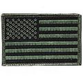 Subdued US Flag Embroidered Military Patch